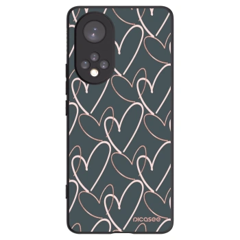 Picasee silikónový čierny obal pre Honor 50 5G - Veľa lásky
