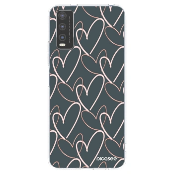 Picasee silikónový prehľadný obal pre Vivo Y20s - Veľa lásky