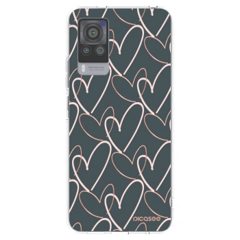 Picasee silikónový prehľadný obal pre Vivo X60 Pro 5G - Veľa lásky