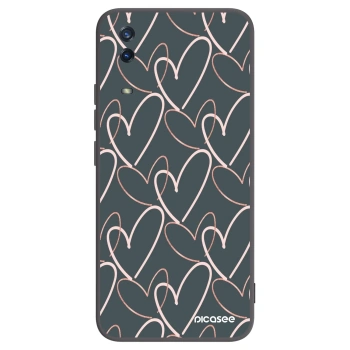 Picasee silikónový čierny obal pre Vivo Y11s - Veľa lásky