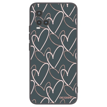 Picasee silikónový čierny obal pre Vivo Y33s - Veľa lásky