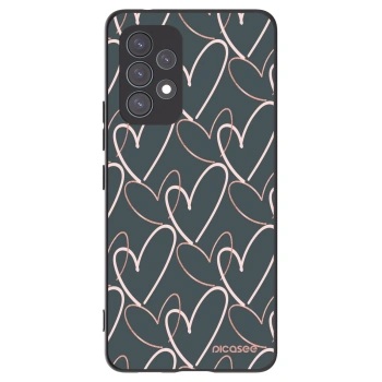 Picasee silikónový čierny obal pre Samsung Galaxy A53 5G A536 - Veľa lásky