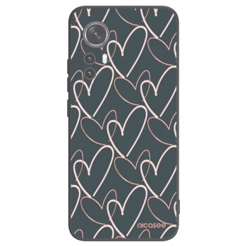Picasee silikónový čierny obal pre Xiaomi 12 - Veľa lásky