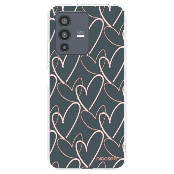 Picasee silikónový prehľadný obal pre Vivo V23 5G - Veľa lásky