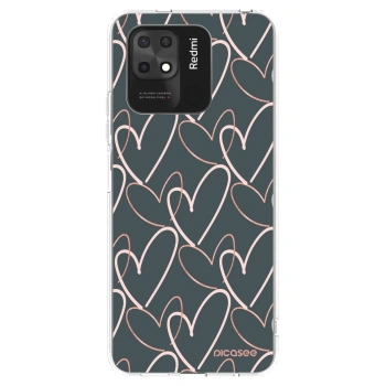 Picasee silikónový prehľadný obal pre Xiaomi Redmi 10C - Veľa lásky