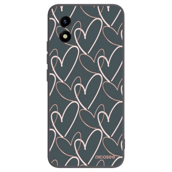 Picasee silikónový čierny obal pre Vivo Y01 - Veľa lásky