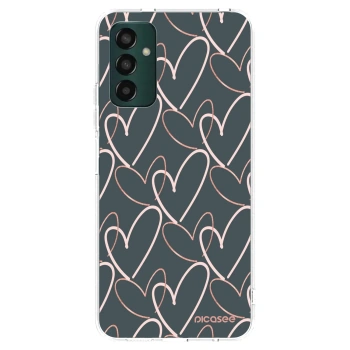 Picasee silikónový prehľadný obal pre Samsung Galaxy M13 M135F - Veľa lásky