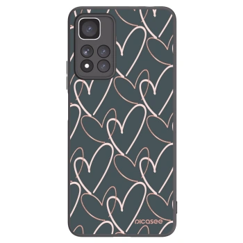 Picasee silikónový čierny obal pre Xiaomi Redmi Note 11 Pro+ 5G - Veľa lásky