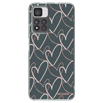 Picasee silikónový prehľadný obal pre Xiaomi Redmi Note 11 Pro+ 5G - Veľa lásky