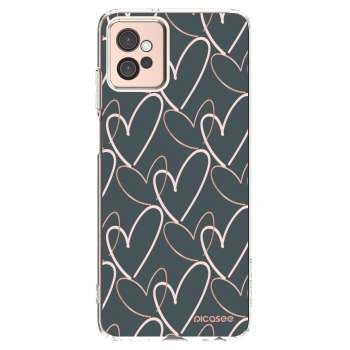 Picasee silikónový prehľadný obal pre Motorola Moto G32 - Veľa lásky