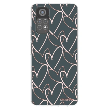 Picasee silikónový prehľadný obal pre Xiaomi Redmi Note 11S 5G - Veľa lásky