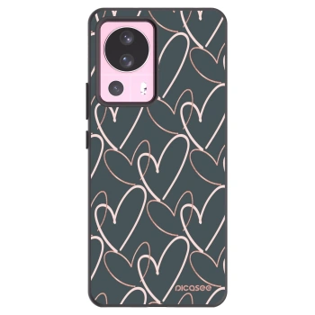 Picasee silikónový čierny obal pre Xiaomi 13 Lite - Veľa lásky
