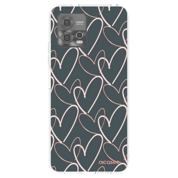 Picasee silikónový prehľadný obal pre Motorola Moto G72 - Veľa lásky