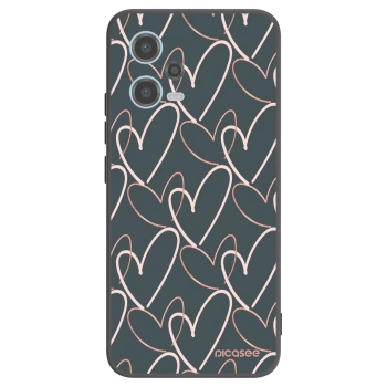Picasee silikónový čierny obal pre Xiaomi Redmi Note 12 5G - Veľa lásky