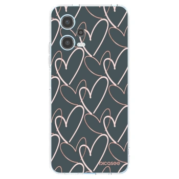 Picasee silikónový prehľadný obal pre Xiaomi Redmi Note 12 5G - Veľa lásky