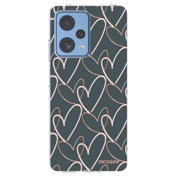 Picasee silikónový prehľadný obal pre Xiaomi Redmi Note 12 Pro 5G - Veľa lásky