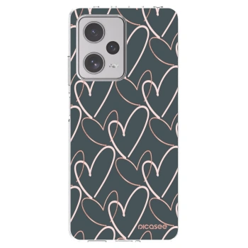 Picasee silikónový prehľadný obal pre Xiaomi Redmi Note 12 Pro+ 5G - Veľa lásky