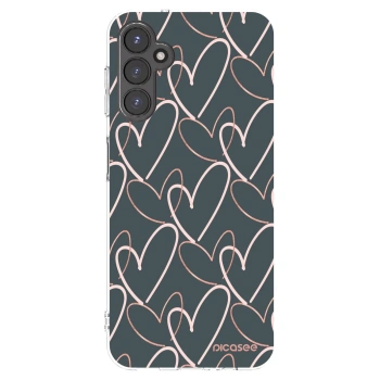 Picasee silikónový prehľadný obal pre Samsung Galaxy A14 5G A146P - Veľa lásky