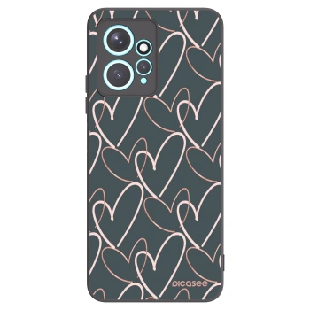 Picasee silikónový čierny obal pre Xiaomi Redmi Note 12 4G - Veľa lásky