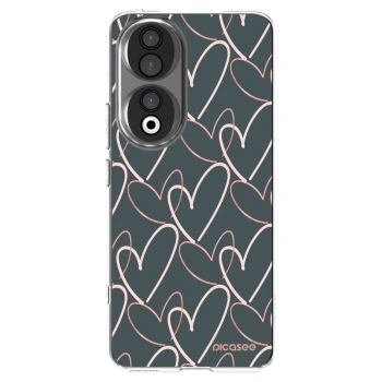 Picasee silikónový prehľadný obal pre Honor 90 5G - Veľa lásky