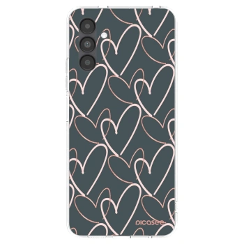 Picasee silikónový prehľadný obal pre Samsung Galaxy A04s A047F - Veľa lásky
