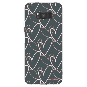 Picasee silikónový prehľadný obal pre Samsung Galaxy S8 G950F - Veľa lásky