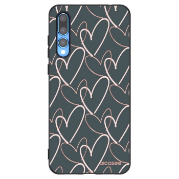 Picasee silikónový čierny obal pre Huawei P20 Pro - Veľa lásky