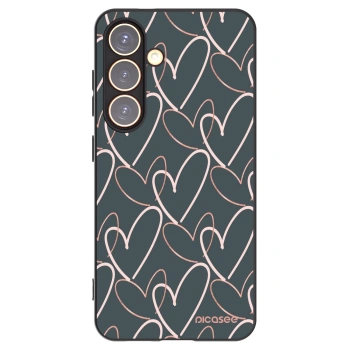 Picasee silikónový čierny obal pre Samsung Galaxy S24 S921B 5G - Veľa lásky