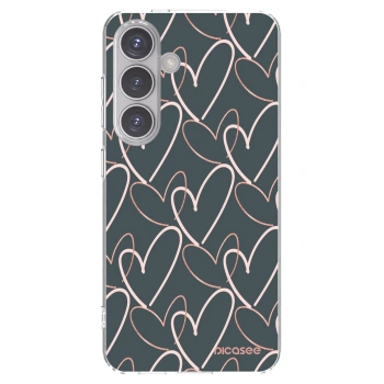 Picasee silikónový prehľadný obal pre Samsung Galaxy S24 S921B 5G - Veľa lásky