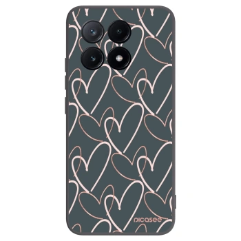 Picasee silikónový čierny obal pre Xiaomi Poco X6 Pro - Veľa lásky