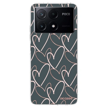 Picasee silikónový prehľadný obal pre Xiaomi Poco X6 Pro - Veľa lásky