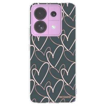 Picasee silikónový prehľadný obal pre Xiaomi Redmi Note 13 Pro 5G - Veľa lásky