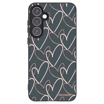 Picasee silikónový čierny obal pre Samsung Galaxy A55 5G A556B - Veľa lásky