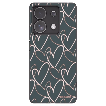Picasee silikónový čierny obal pre Xiaomi Redmi Note 13 Pro 4G - Veľa lásky
