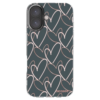 Picasee silikónový prehľadný obal pre Apple iPhone 16 - Veľa lásky