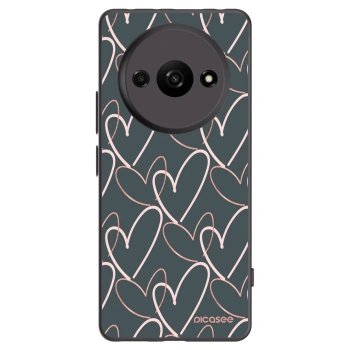 Picasee silikónový čierny obal pre Xiaomi Redmi A3 - Veľa lásky