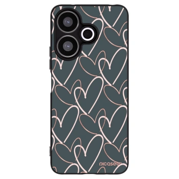 Picasee silikónový čierny obal pre Xiaomi Redmi 13 4G - Veľa lásky