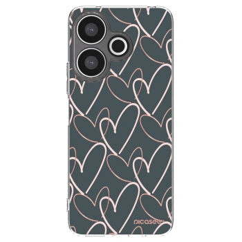 Picasee silikónový prehľadný obal pre Xiaomi Redmi 13 4G - Veľa lásky