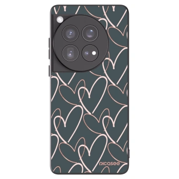 Picasee silikónový čierny obal pre OnePlus 12 5G - Veľa lásky