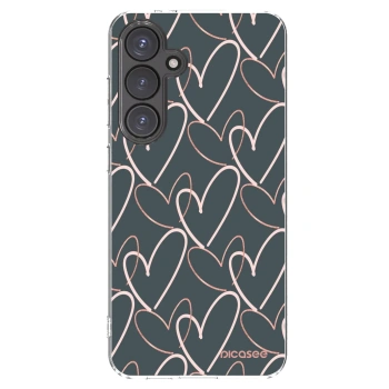 Picasee silikónový prehľadný obal pre Samsung Galaxy S24 FE S721B - Veľa lásky