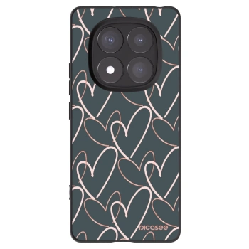 Picasee silikónový čierny obal pre Xiaomi Redmi Note 14 Pro+ 5G - Veľa lásky