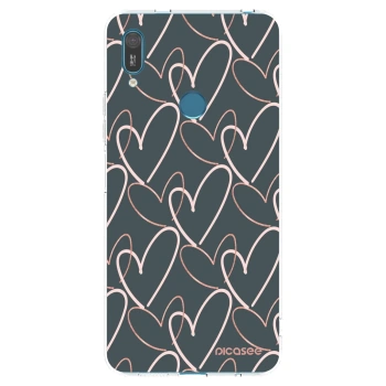 Picasee silikónový prehľadný obal pre Huawei Y7 2019 - Veľa lásky