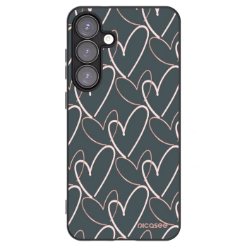 Picasee silikónový čierny obal pre Samsung Galaxy S25+ 5G - Veľa lásky