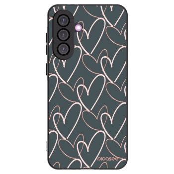 Picasee silikónový čierny obal pre Samsung Galaxy A56 5G A566B - Veľa lásky