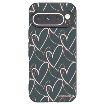 Picasee silikónový čierny obal pre Google Pixel 9 Pro - Veľa lásky