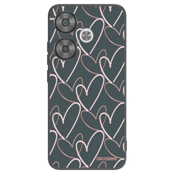 Picasee silikónový čierny obal pre Xiaomi Poco F6 - Veľa lásky