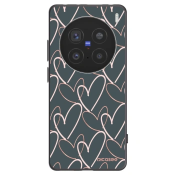 Picasee silikónový čierny obal pre Vivo X200 Pro - Veľa lásky