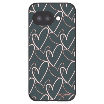 Picasee silikónový čierny obal pre Google Pixel 9a - Veľa lásky