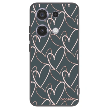 Picasee silikónový čierny obal pre Xiaomi Redmi Note 14S - Veľa lásky
