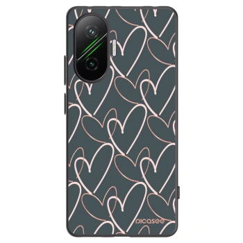 Picasee silikónový čierny obal pre Xiaomi Poco F7 5G - Veľa lásky